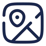 Streets Map Point SVG Icon